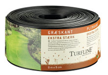 Gräskant Svart 8 m x 9 cm Turfline